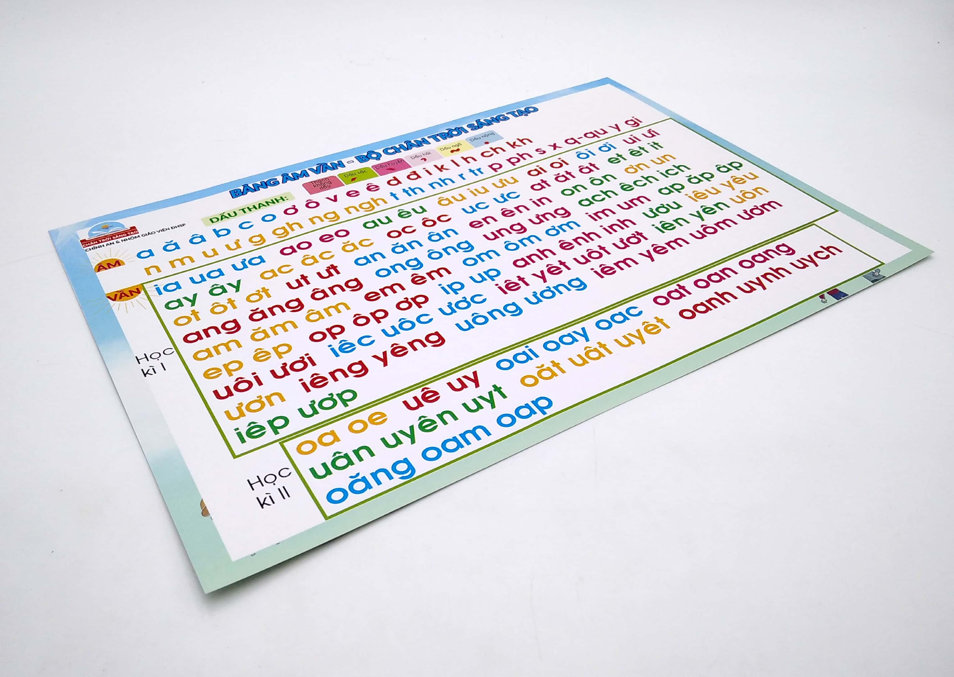 bảng âm vần - bộ chân trời sáng tạo