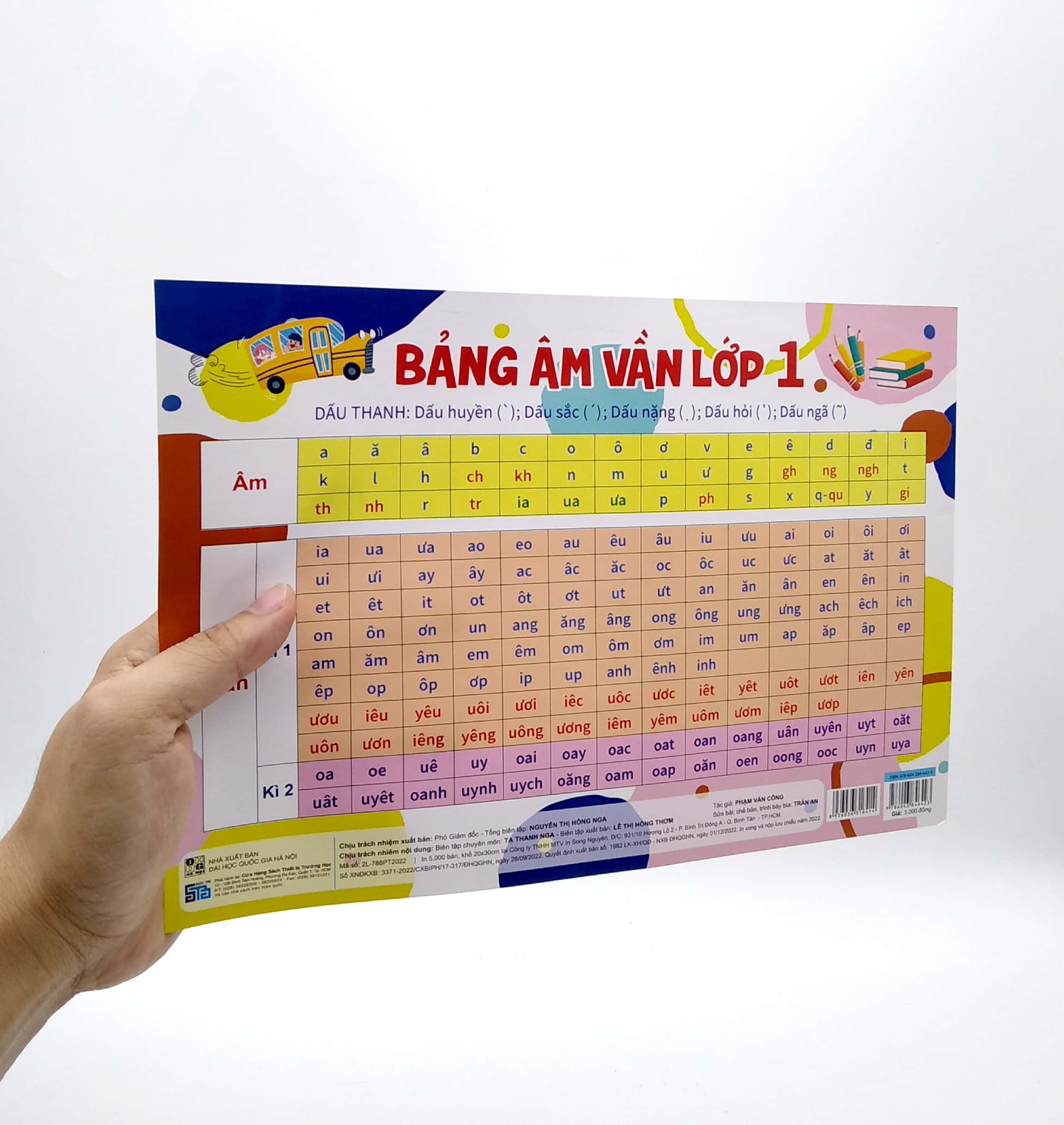 bảng âm vần lớp 1