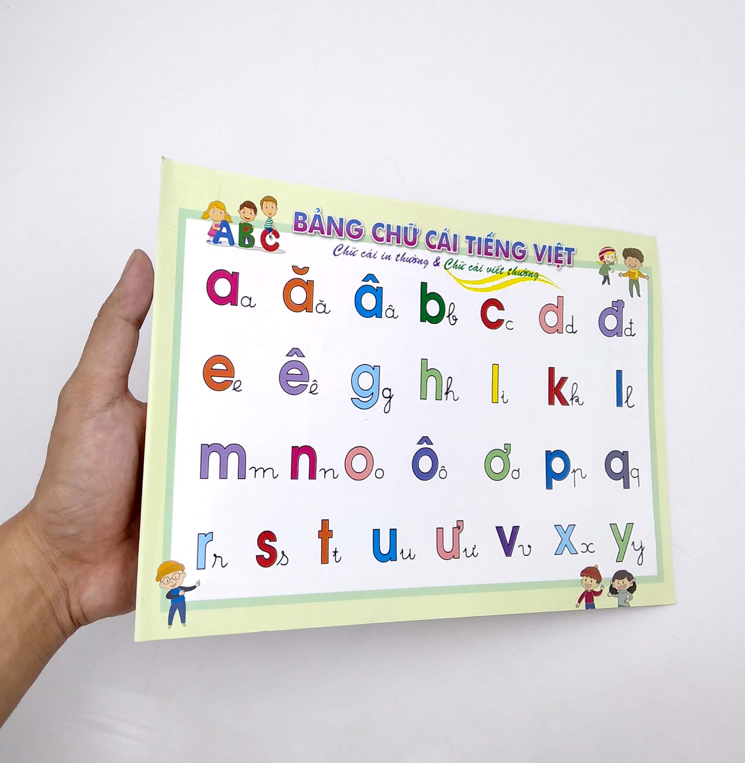 bảng chữ cái và số