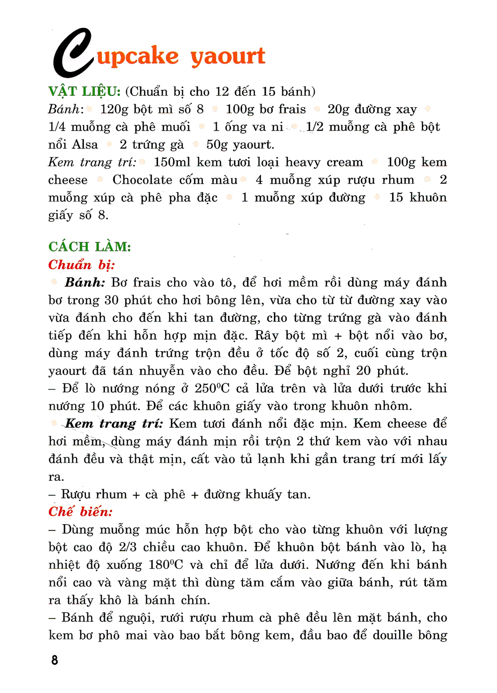 bánh cho tiệc trà và bánh điểm tâm