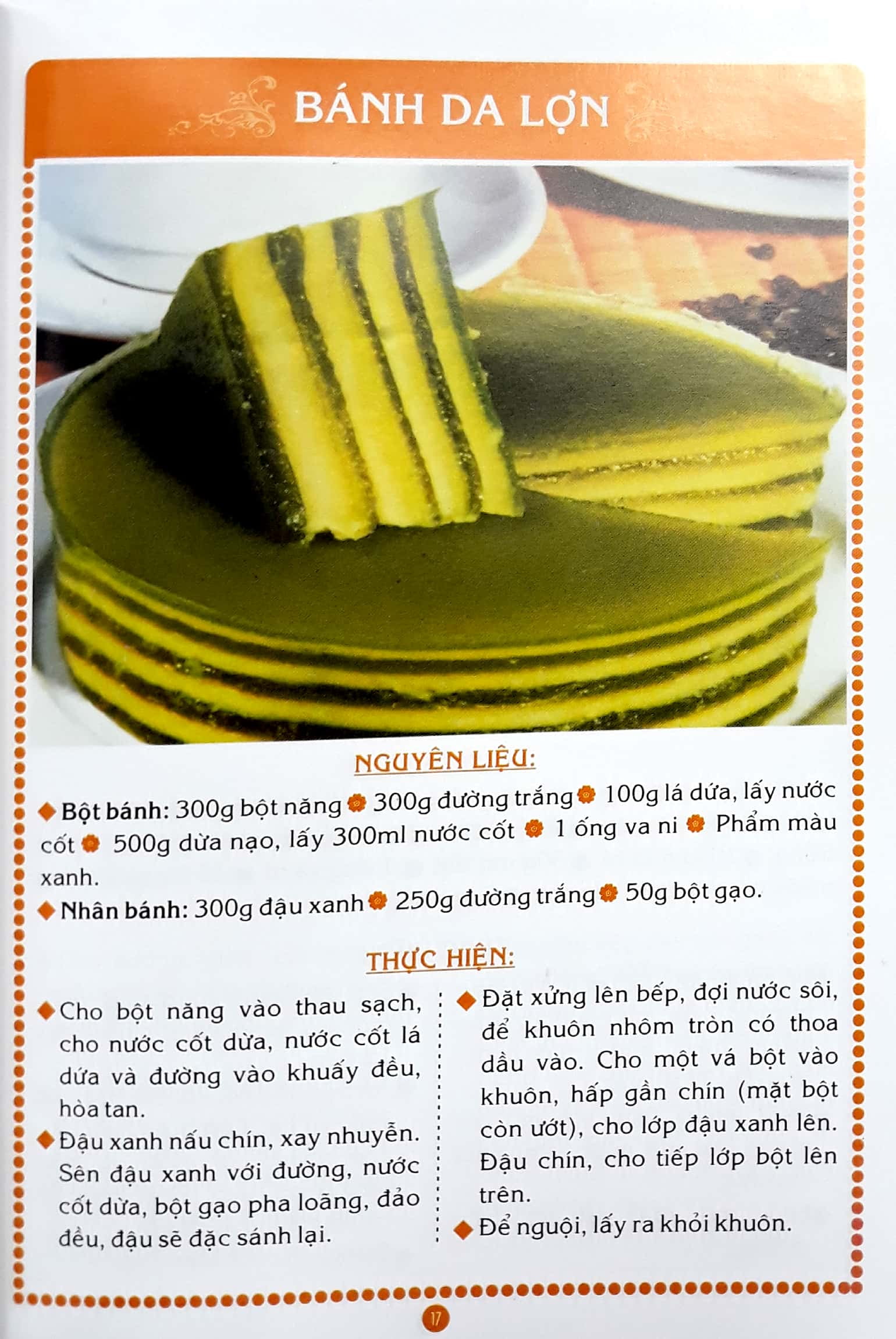 bánh và các món tráng miệng