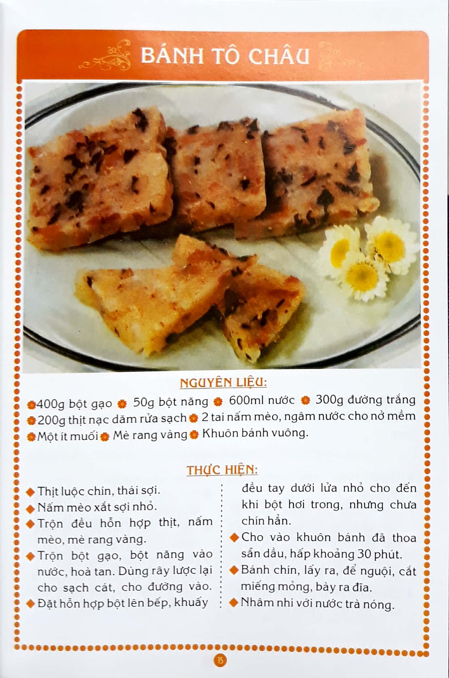 bánh và các món tráng miệng