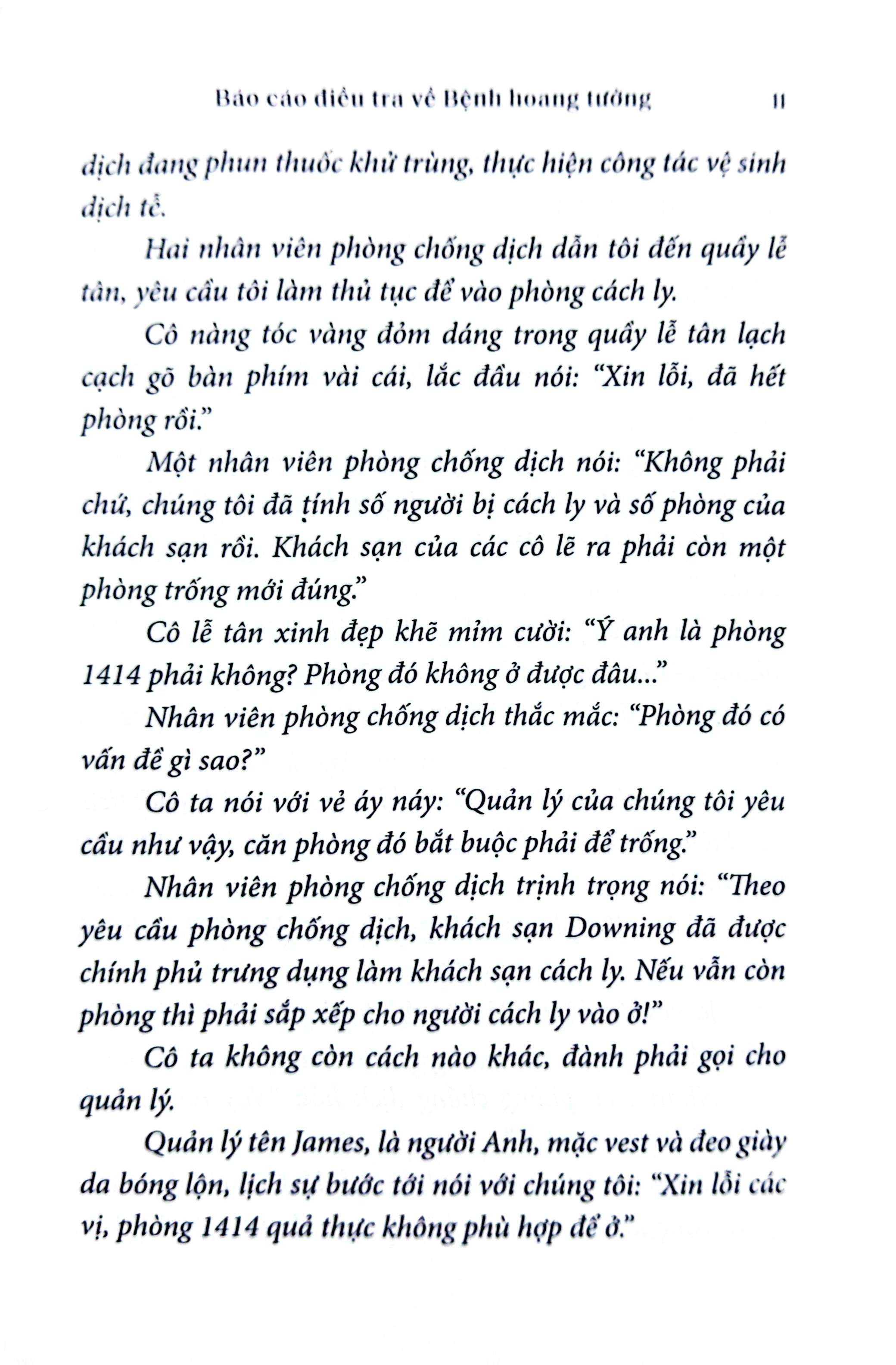 báo cáo điều tra về bệnh hoang tưởng
