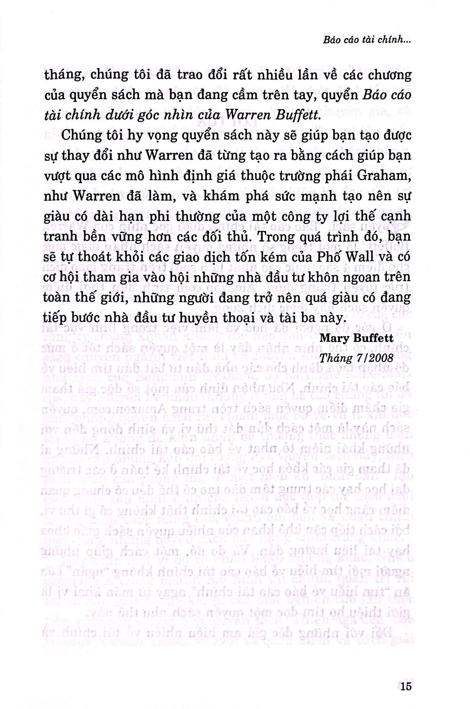 báo cáo tài chính dưới góc nhìn của warren buffett (tái bản 2023)