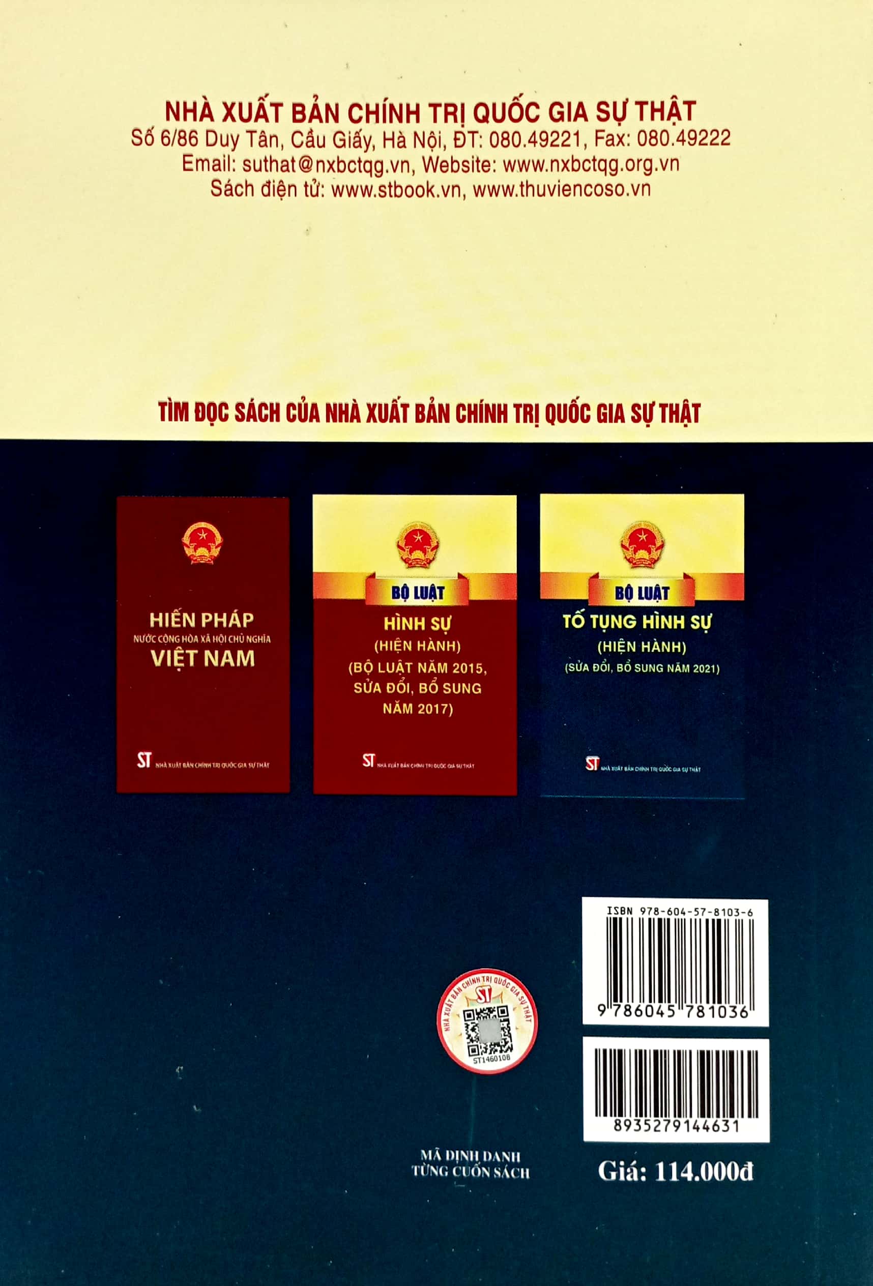 bảo đảm quyền con người trong thi hành án phạt tù tại việt nam (sách chuyên khảo)
