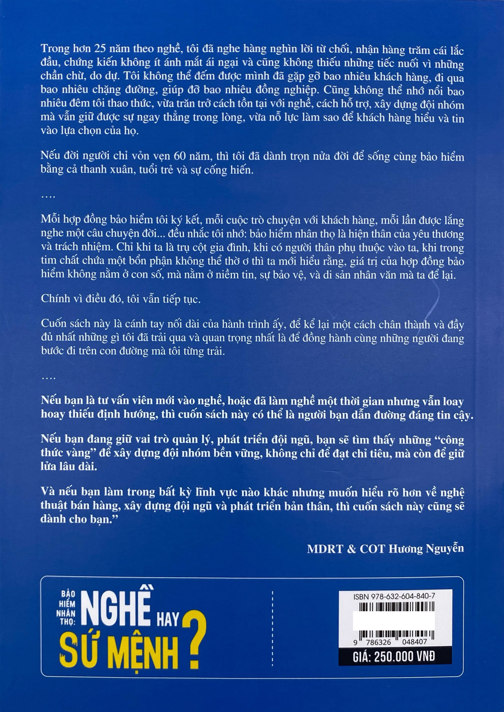 Bảo Hiểm Nhân Thọ Nghề Hay Sứ Mệnh