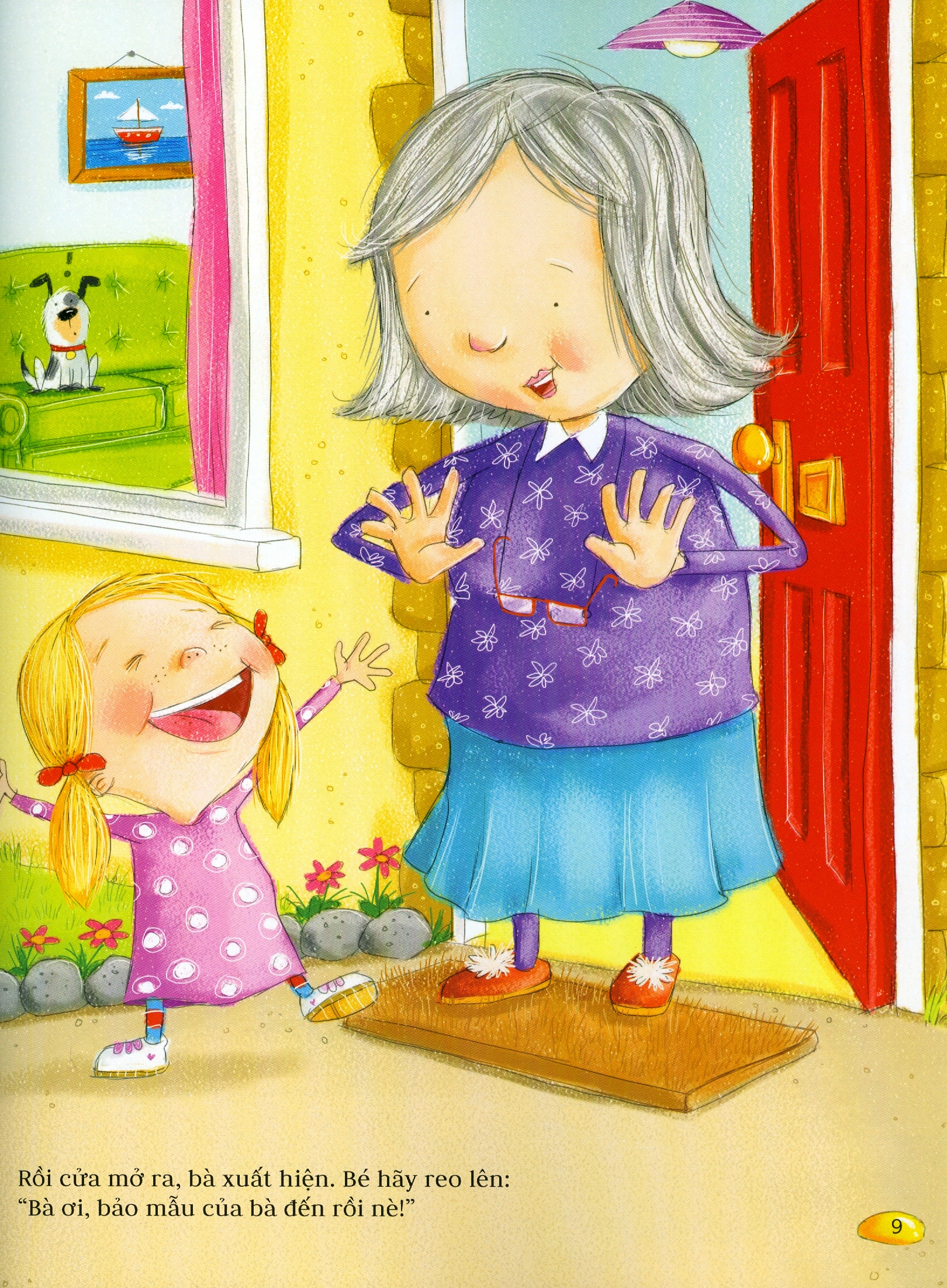 bảo mẫu nhí chăm bà