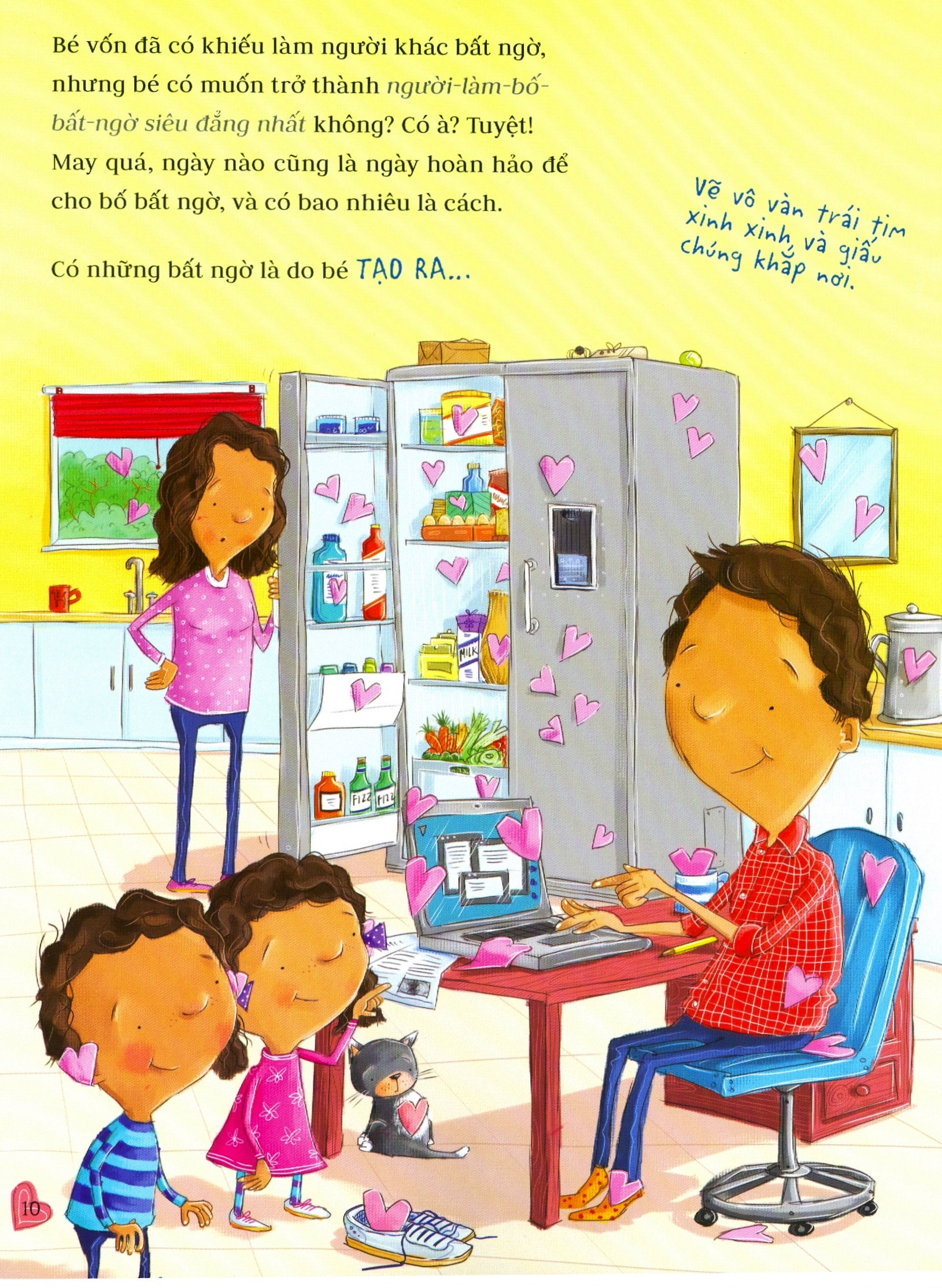 bảo mẫu nhí làm bố bất ngờ