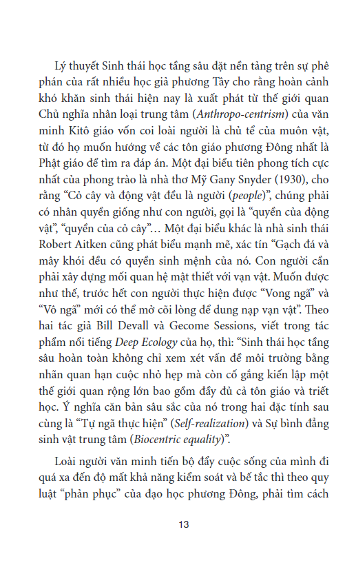 bảo vệ môi trường - qua góc nhìn của tôn giáo và triết học