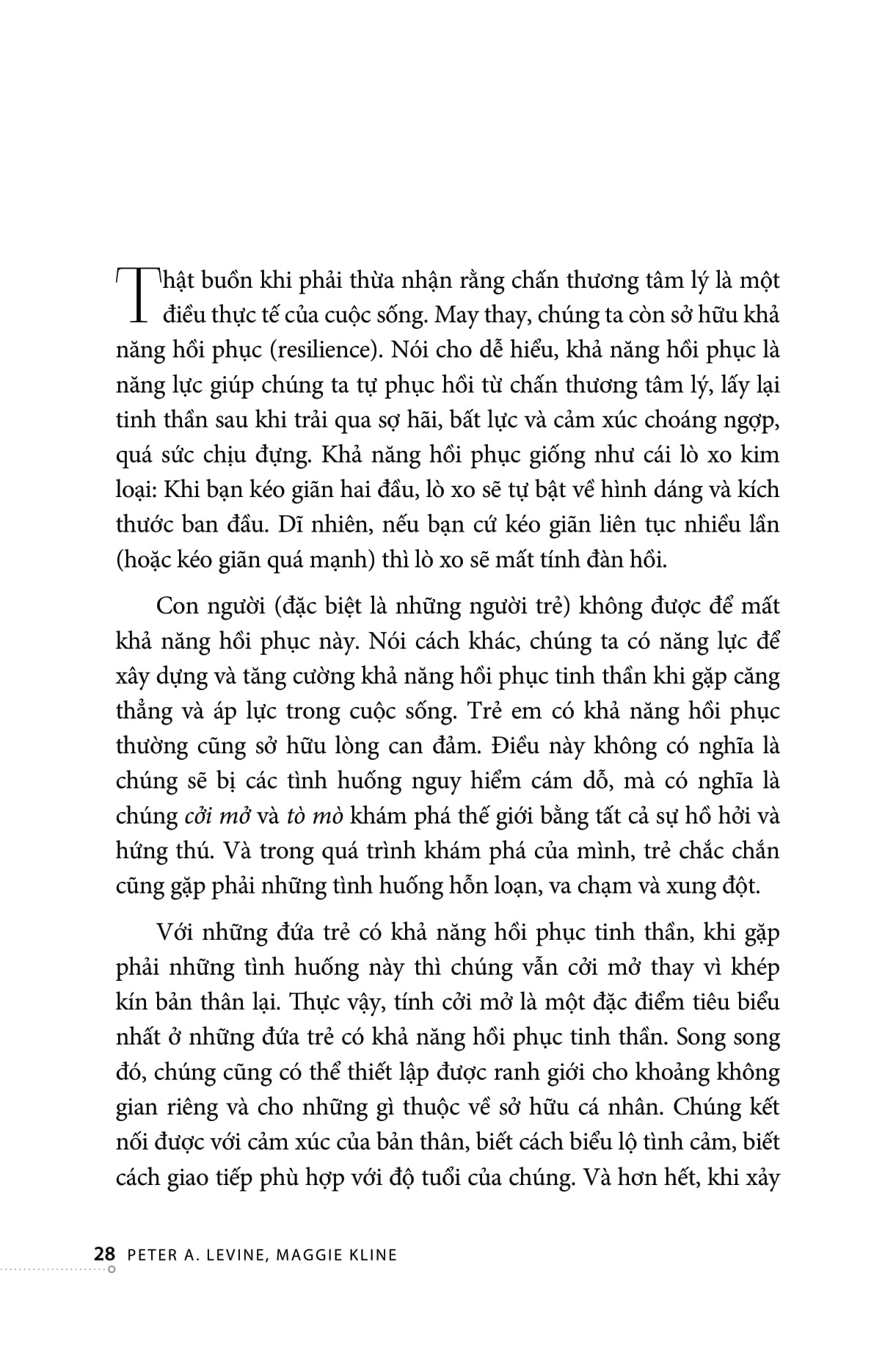 bảo vệ trẻ trước chấn thương tâm lý