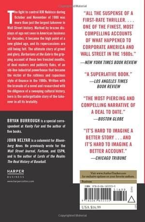 barbarians at the gate: the fall of rjr nabisco