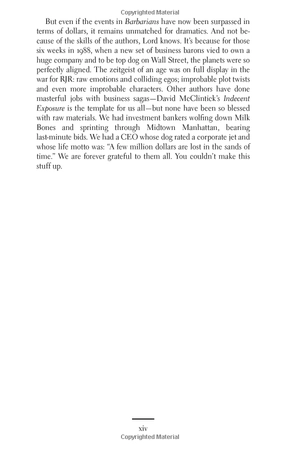 barbarians at the gate: the fall of rjr nabisco