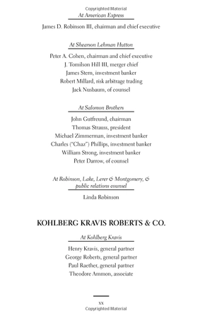 barbarians at the gate: the fall of rjr nabisco