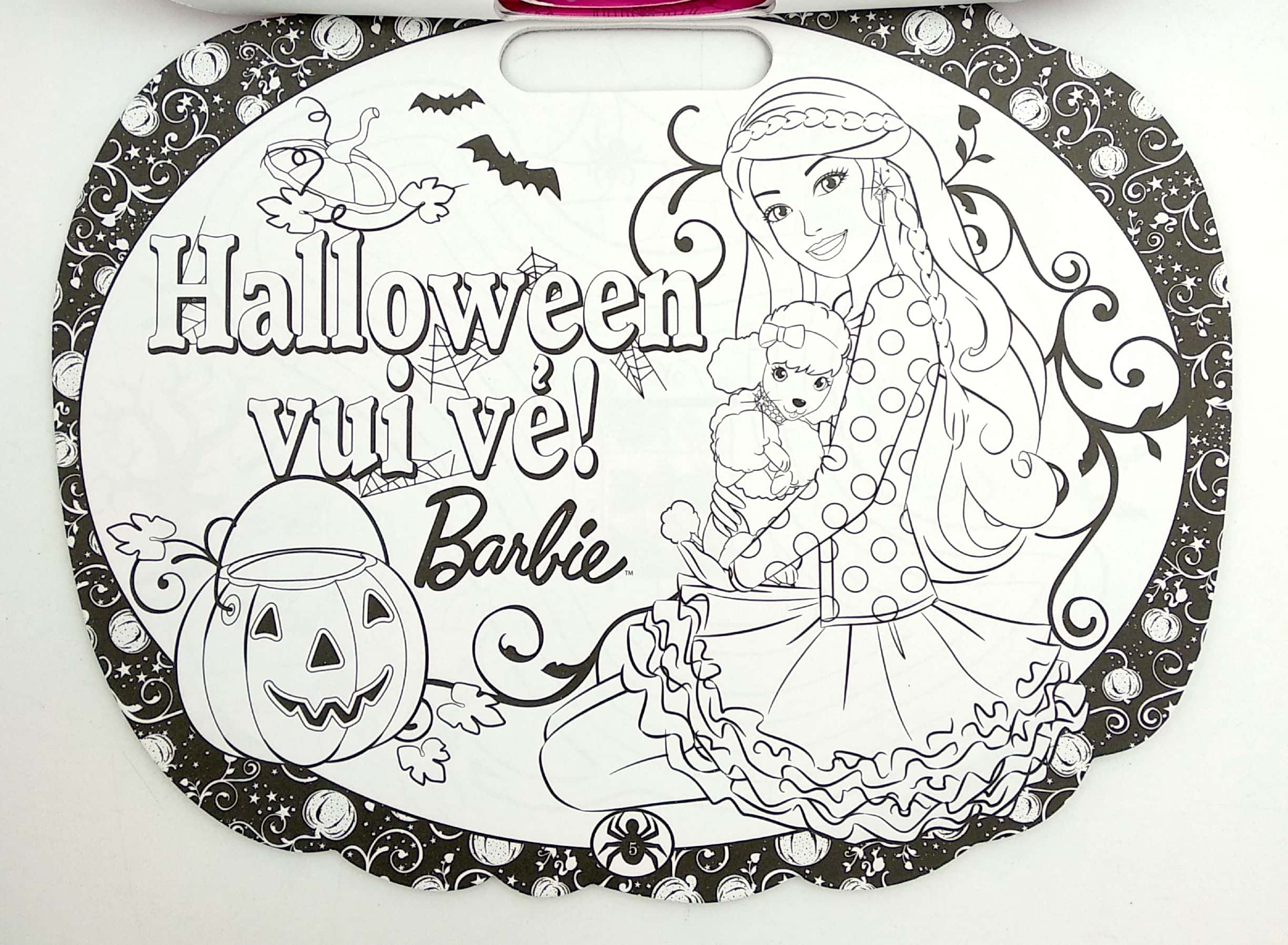 barbie lễ halloween lấp lánh - tô màu theo các ngày lễ