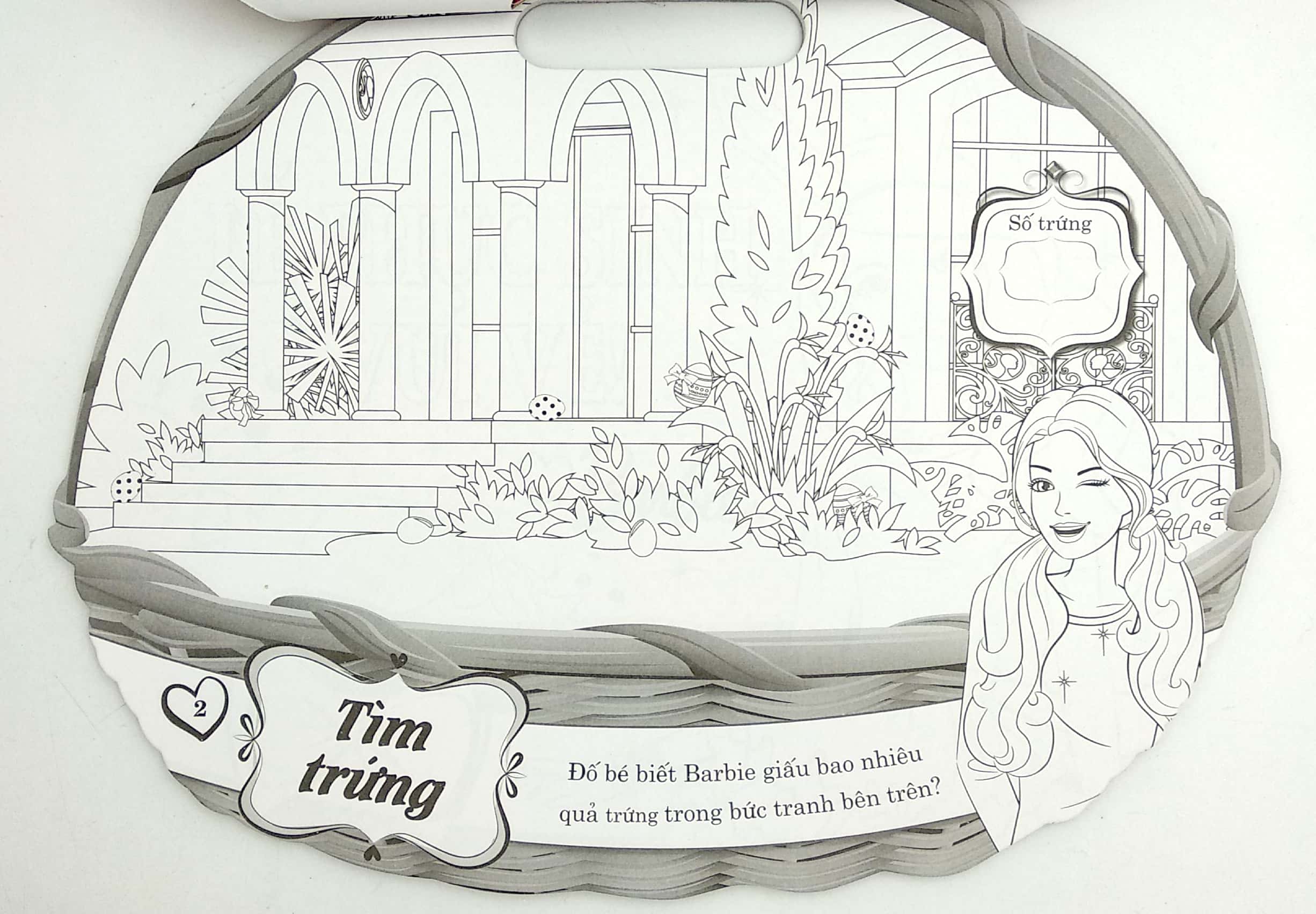 barbie lễ phục sinh tuyệt vời - tô màu theo các ngày lễ