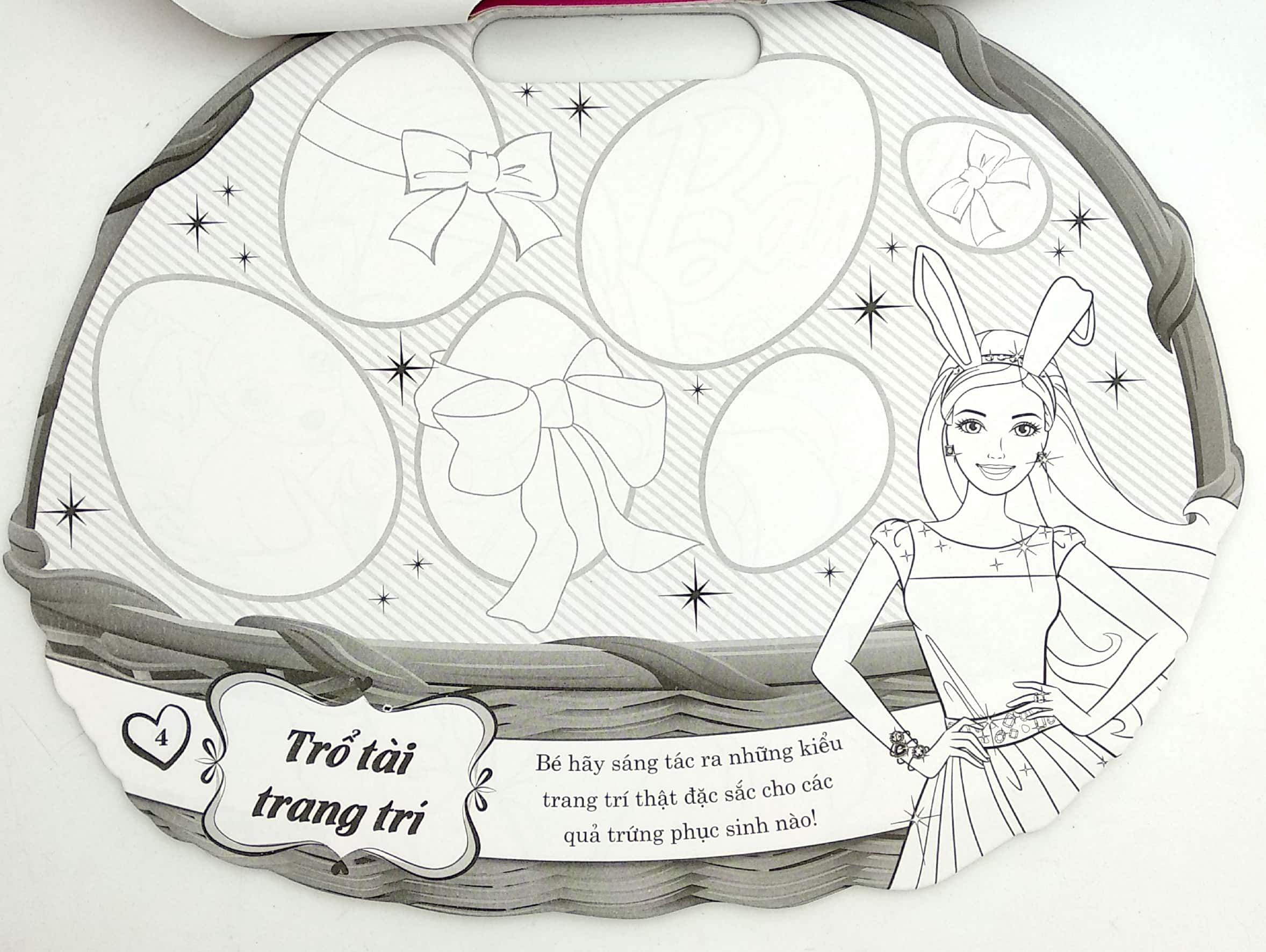 barbie lễ phục sinh tuyệt vời - tô màu theo các ngày lễ