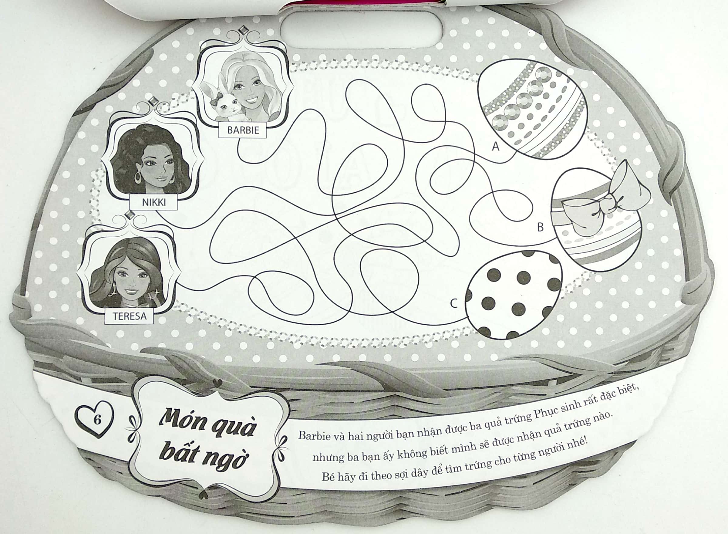 barbie lễ phục sinh tuyệt vời - tô màu theo các ngày lễ