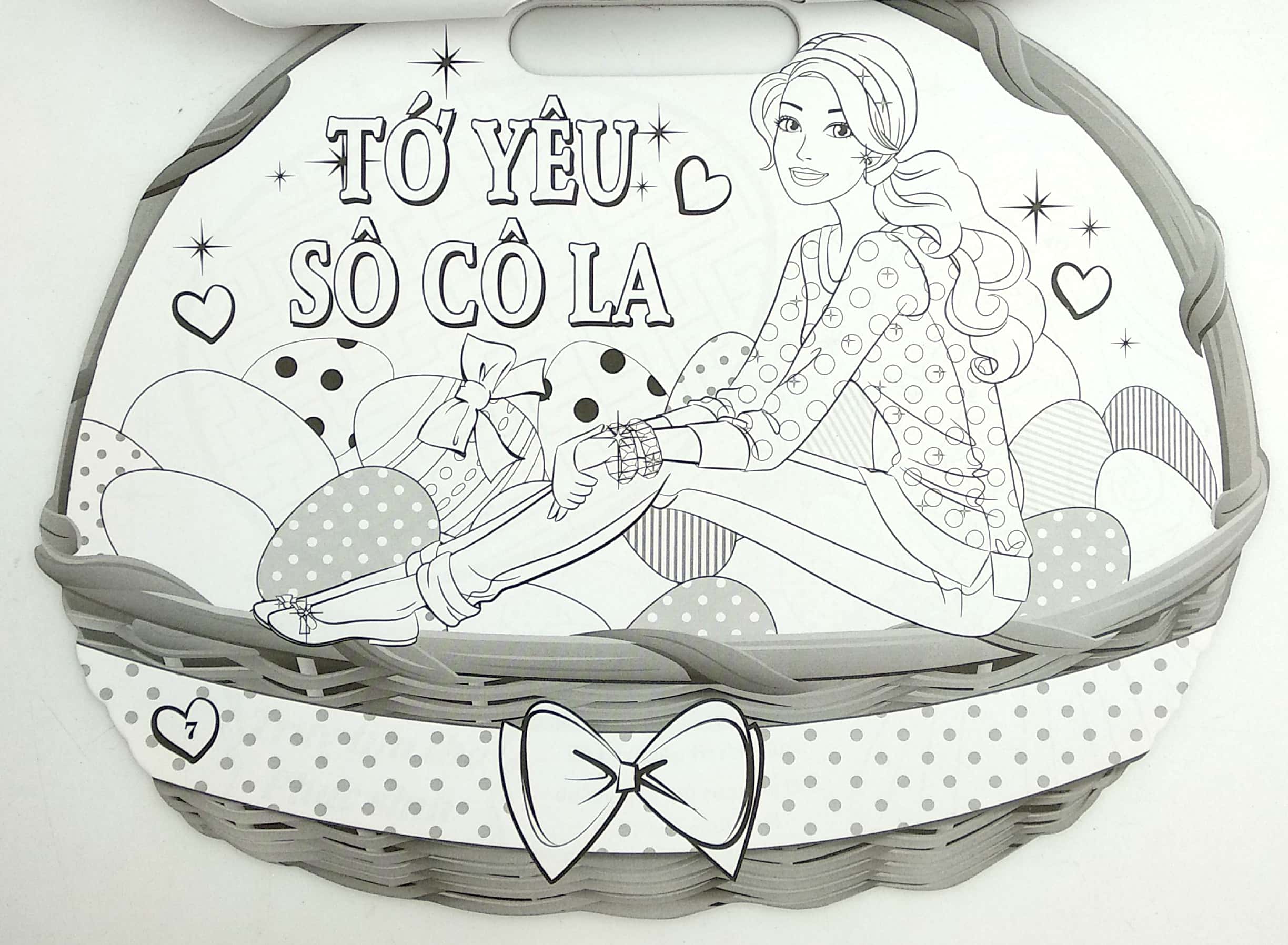 barbie lễ phục sinh tuyệt vời - tô màu theo các ngày lễ