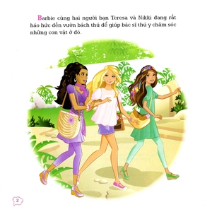 barbie - một ngày ở sở thú, những nàng hoạt náo viên xinh đẹp