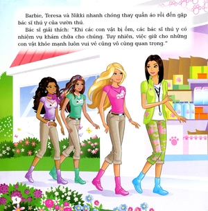 barbie - một ngày ở sở thú, những nàng hoạt náo viên xinh đẹp