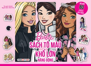 barbie - sách tô màu khổ lớn - năng động