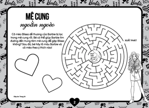 barbie - sách tô màu khổ lớn - phong cách