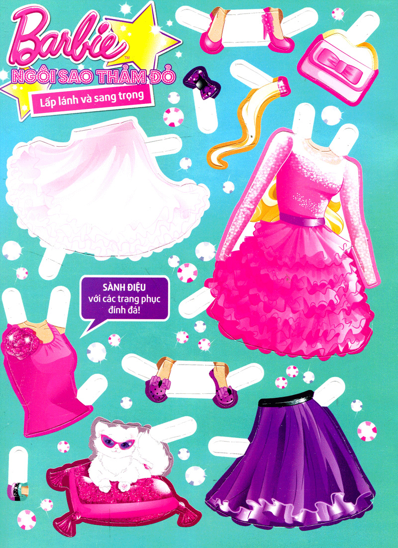 barbie thiết kế thời trang - ngôi sao thảm đỏ