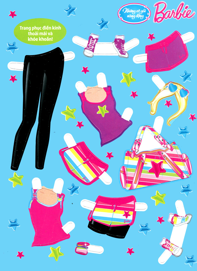 barbie thiết kế thời trang - những cô gái năng động