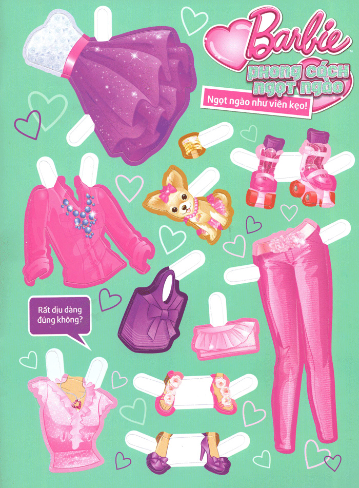 barbie thiết kế thời trang - phong cách ngọt ngào