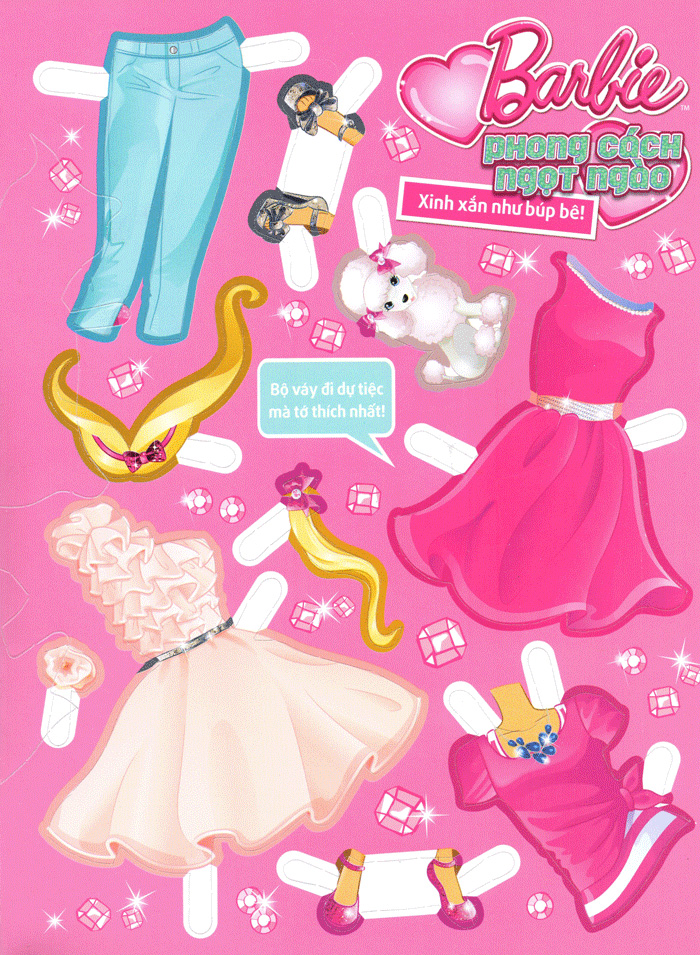 barbie thiết kế thời trang - phong cách ngọt ngào