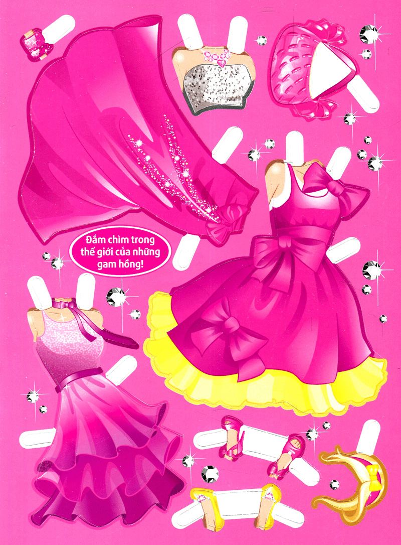 barbie thiết kế thời trang - thời trang dự tiệc