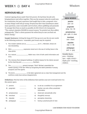 barron's 1100 words you need to know: build your vocabulary in just 15 minutes a day!