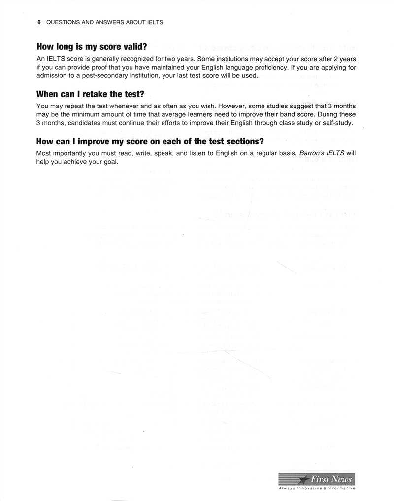 barron's ielts international english (2nd edition)+2cd (tái bản 2018)