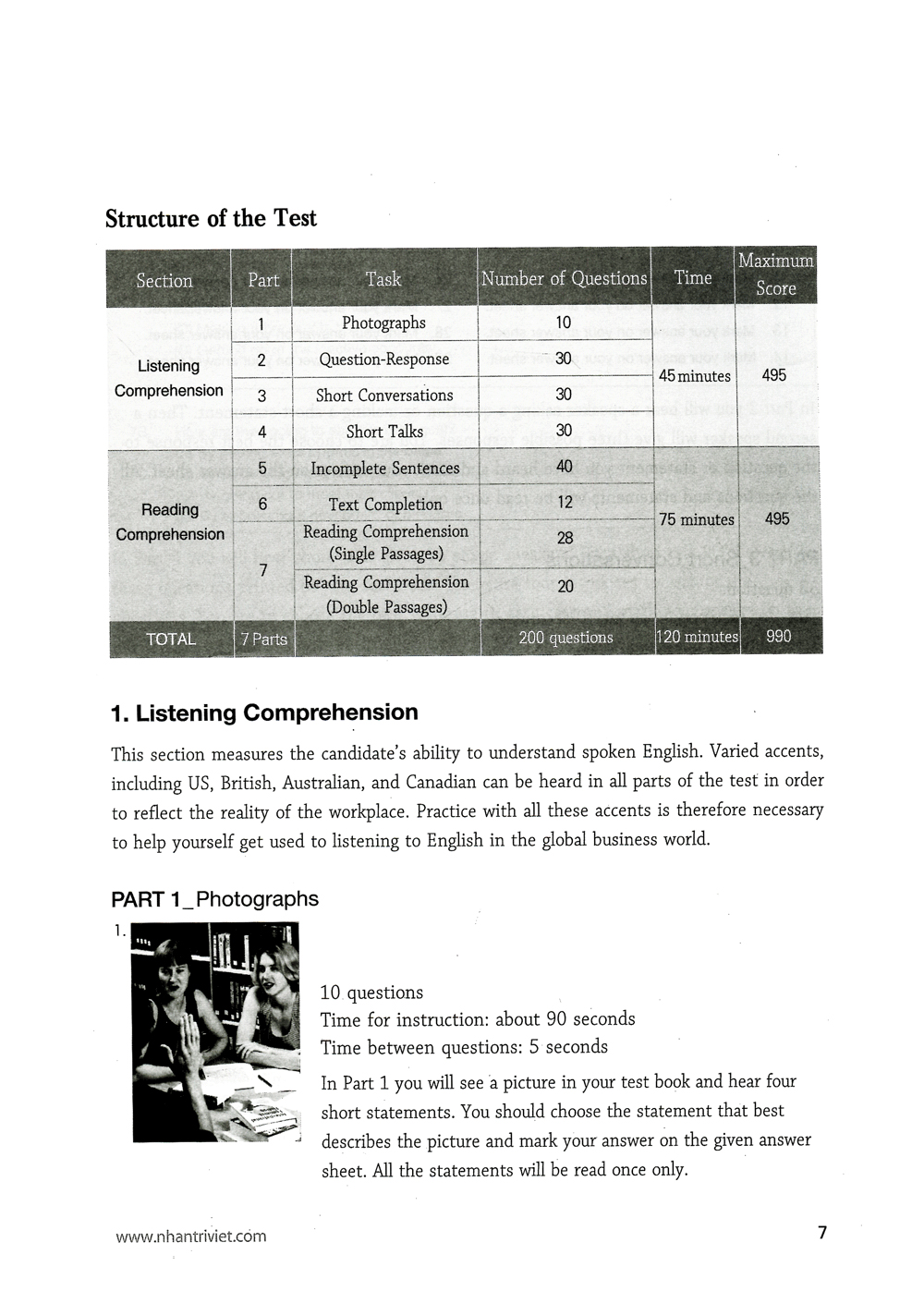 basic course tnt - toeic lc + rc (kèm cd)
