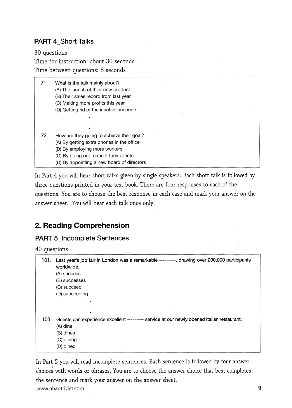 basic course tnt - toeic lc + rc (kèm cd)