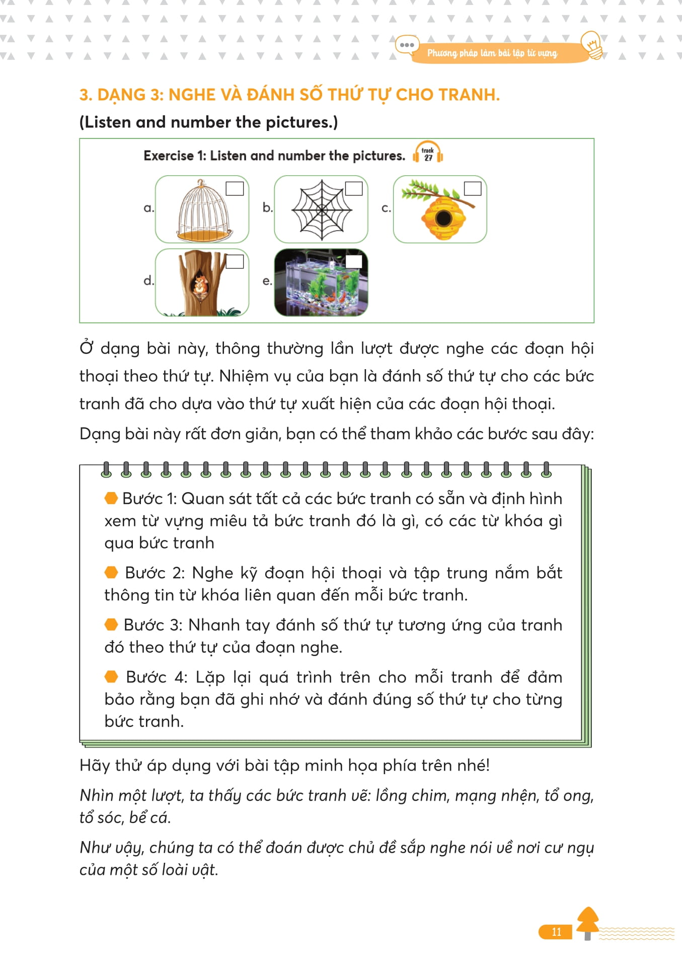 basic english vocabulary exercises - bài tập từ vựng tiếng anh cơ bản