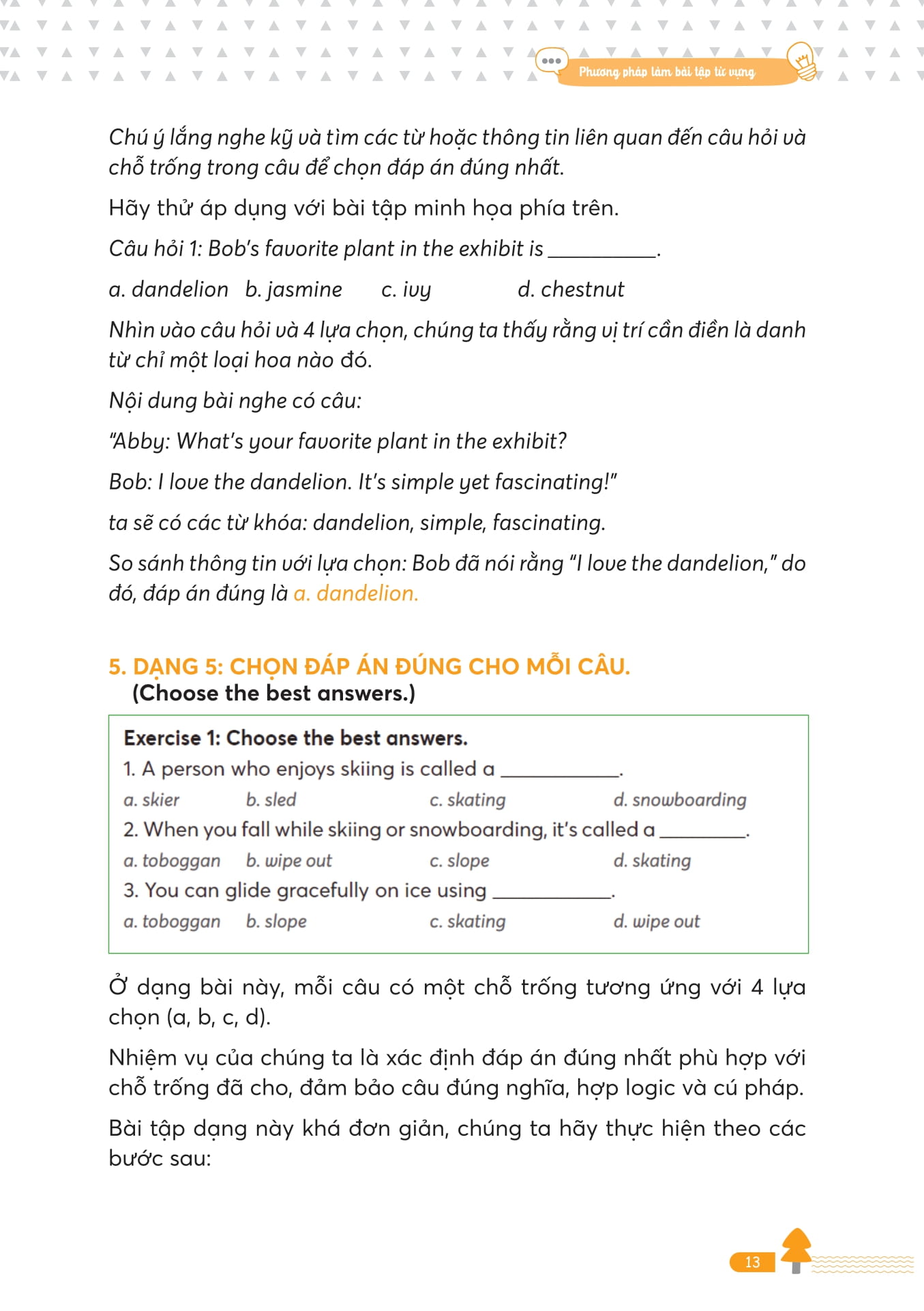 basic english vocabulary exercises - bài tập từ vựng tiếng anh cơ bản