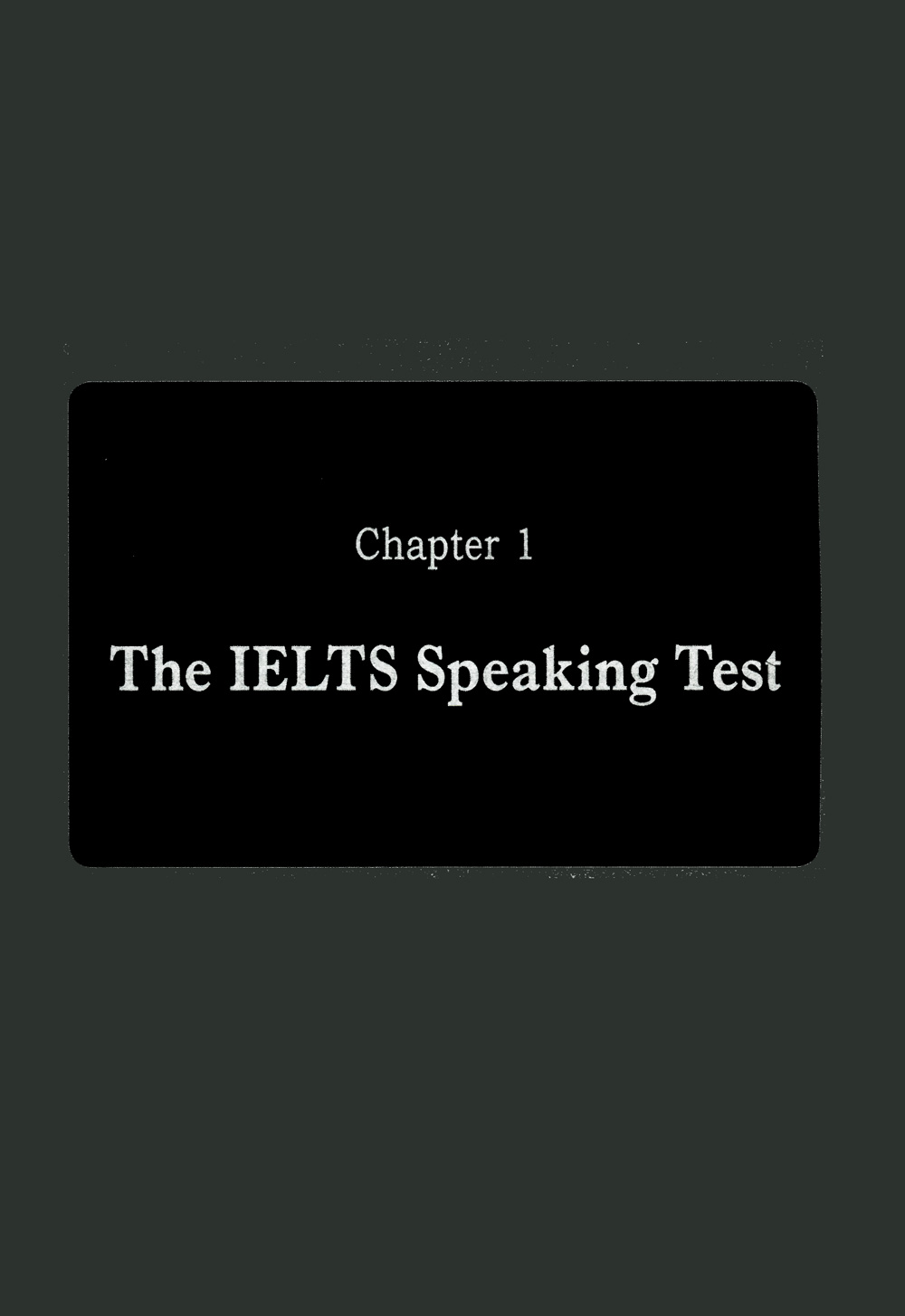 basic ielts speaking