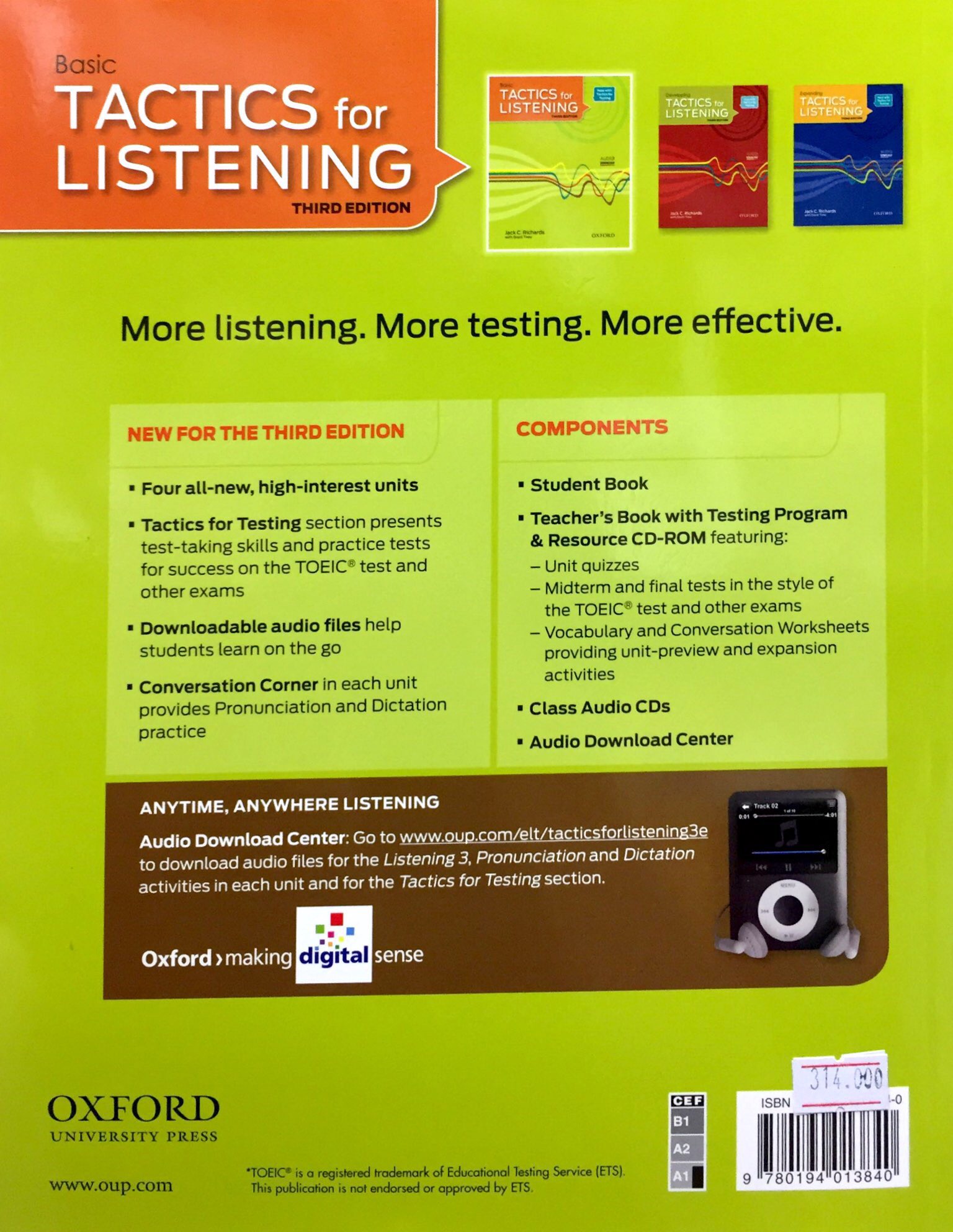 Basic Tactics For Listening, 3rd Edition