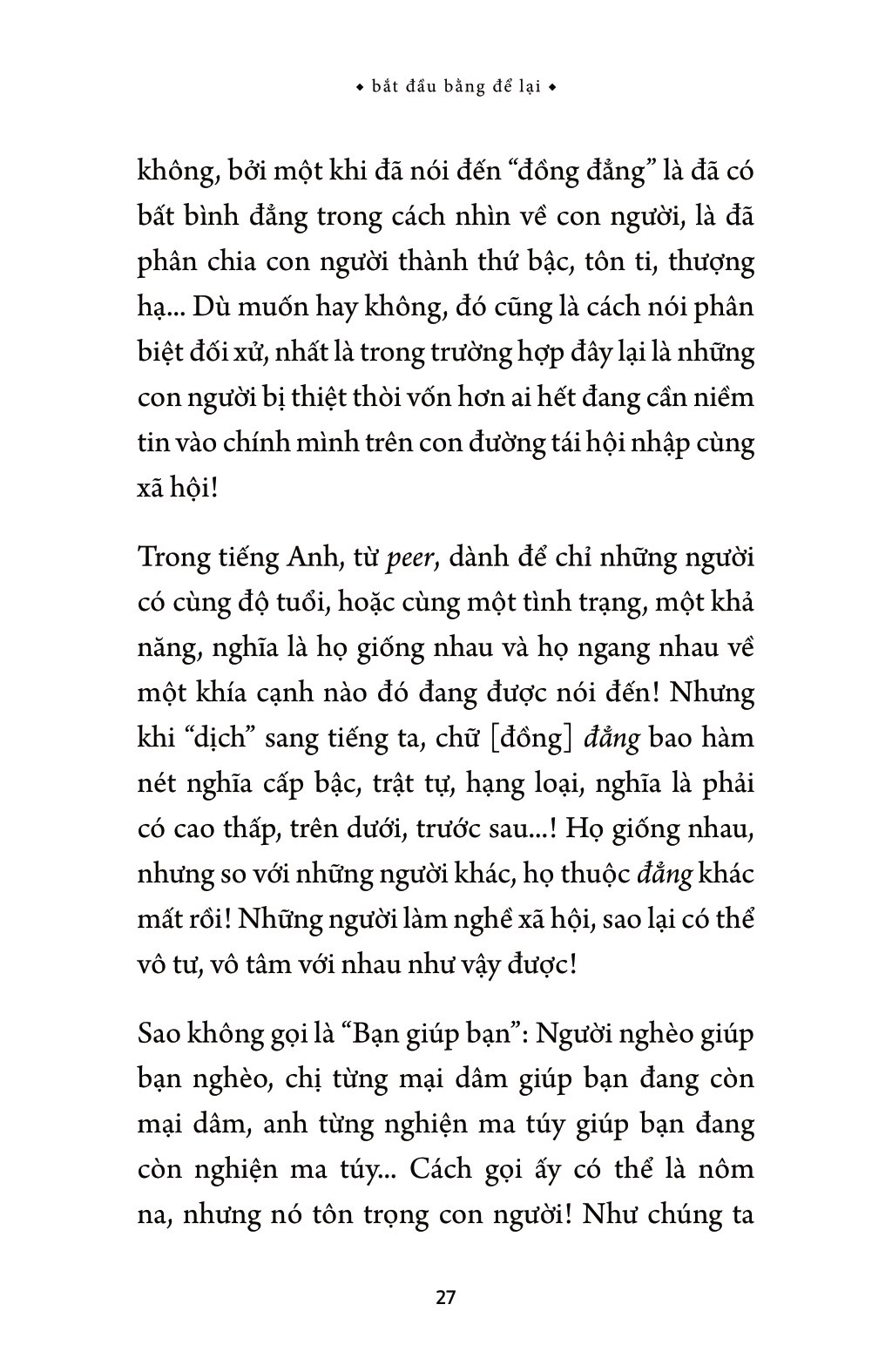 bắt đầu bằng để lại