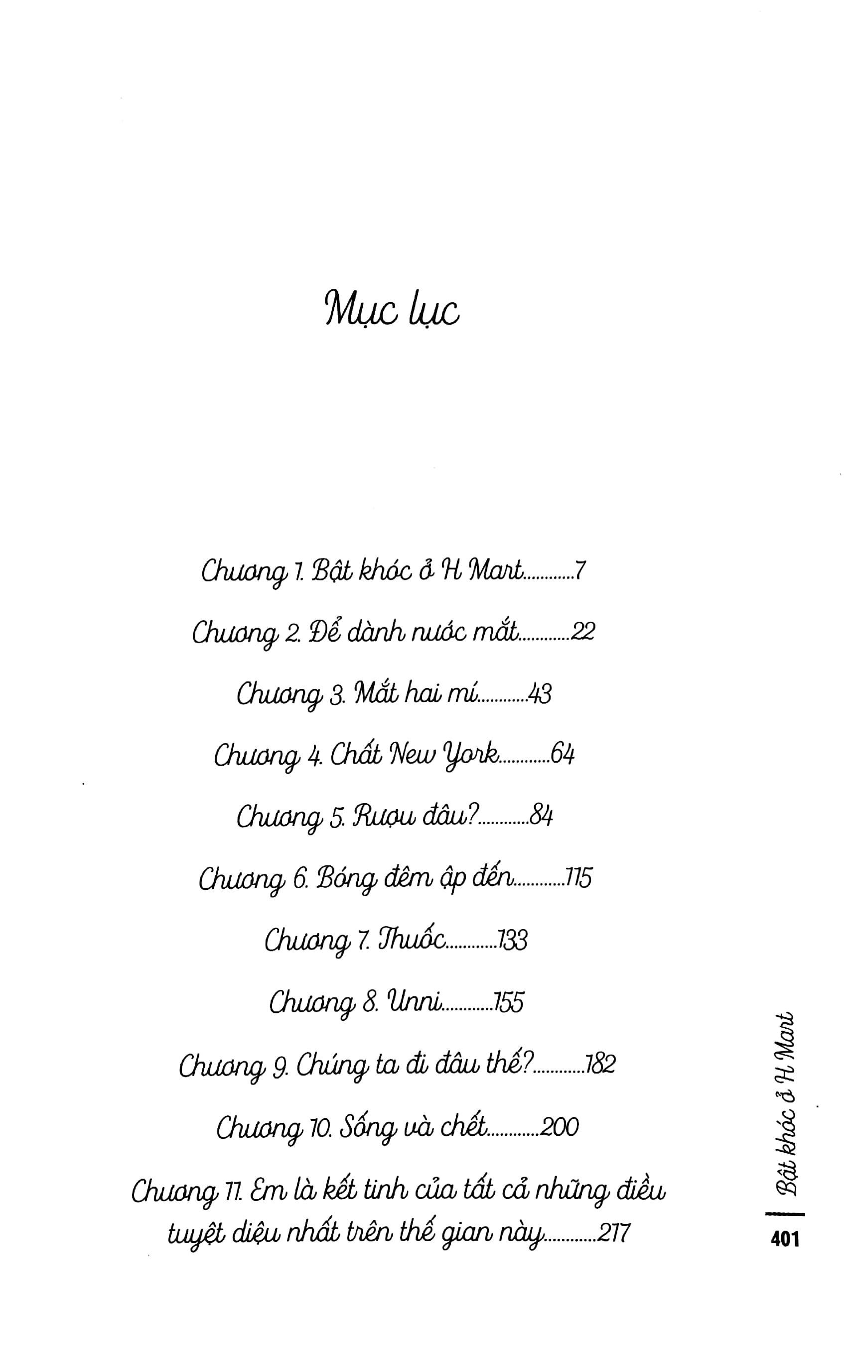 bật khóc ở h mart