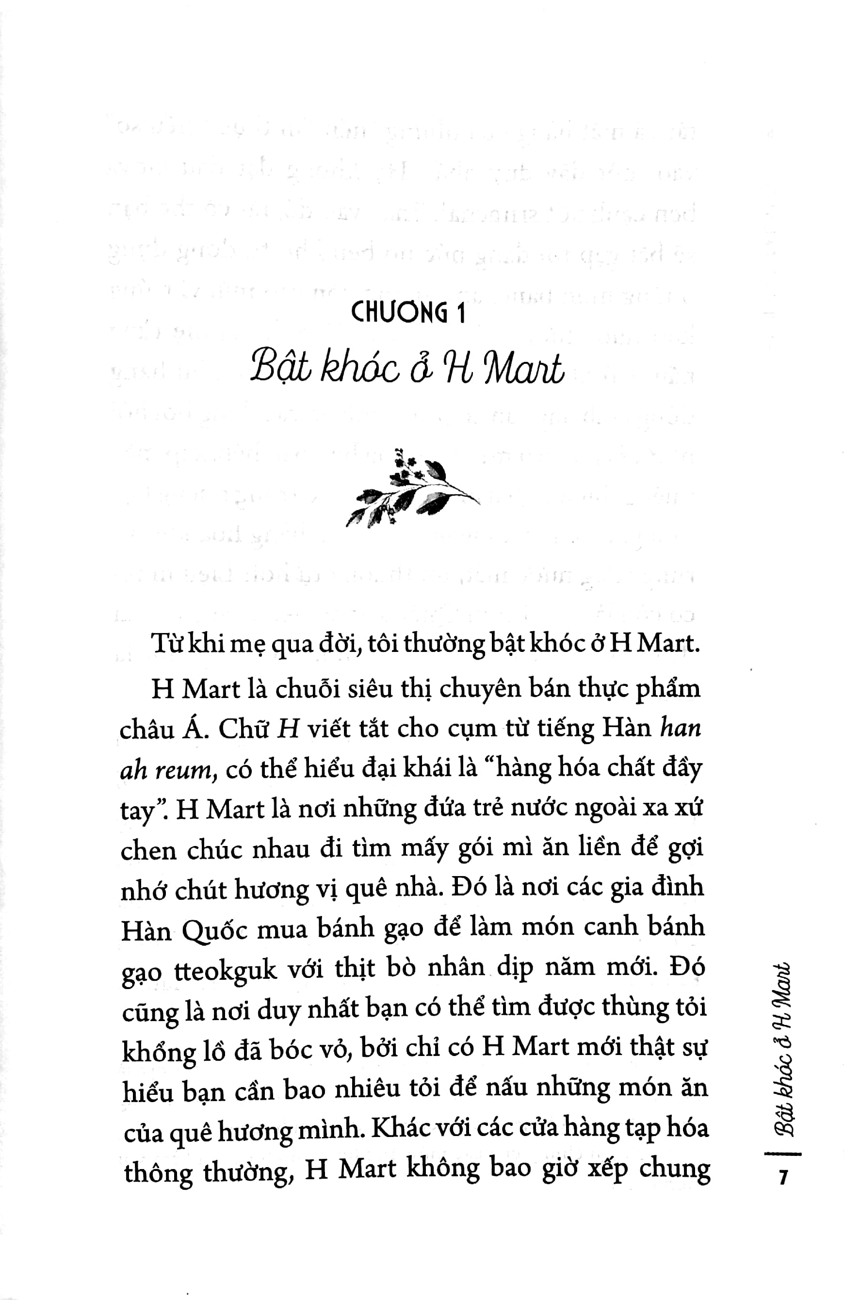 bật khóc ở h mart