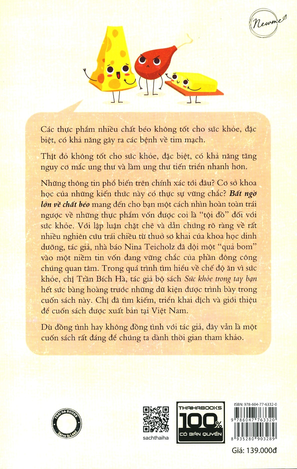 bất ngờ lớn về chất béo