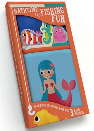 bathtime and fishing fun: mermaid
