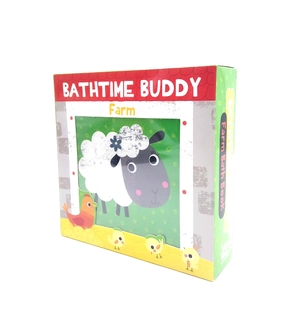 bathtime buddy book - farm