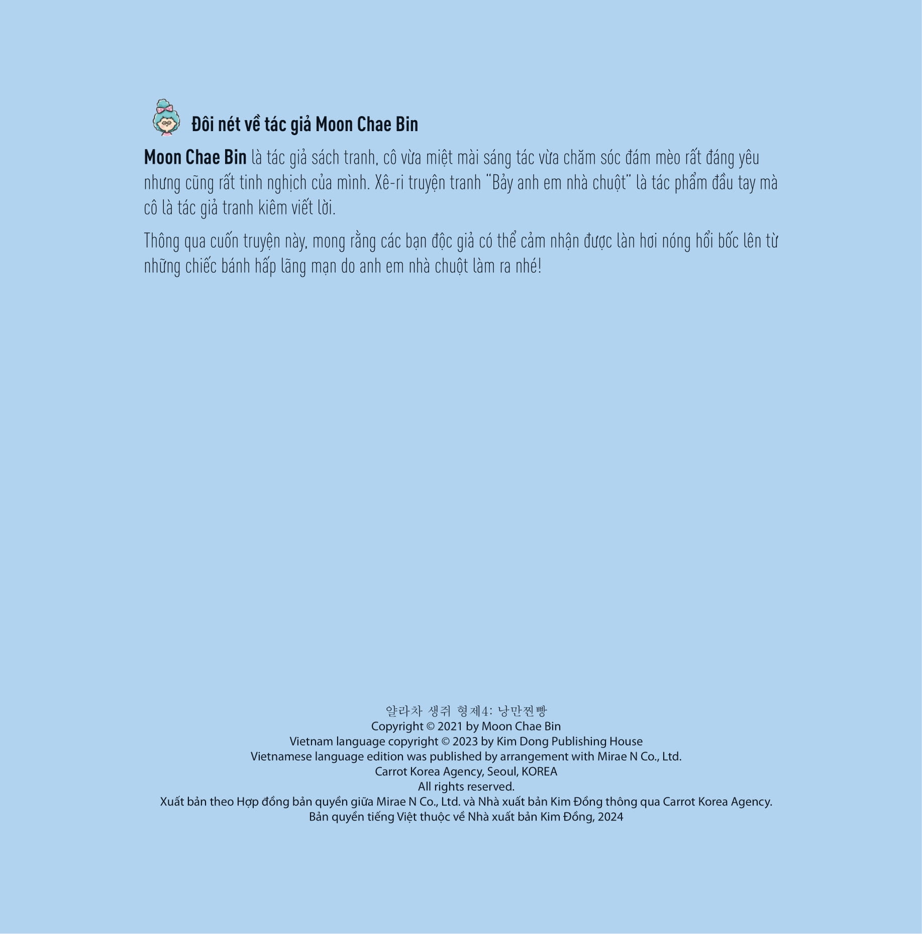 bảy anh em nhà chuột - trò chơi mùa đông - bánh hấp lãng mạn