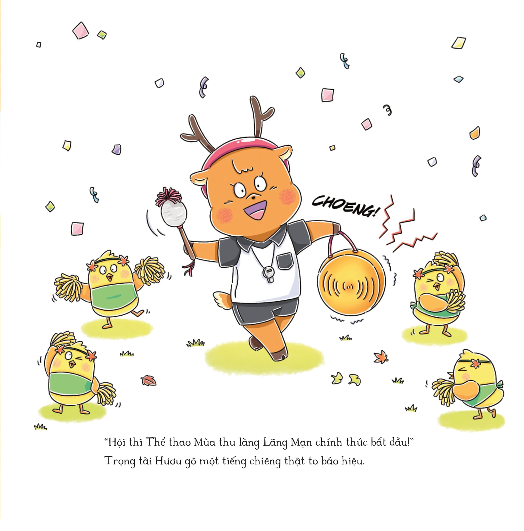 bảy anh em nhà chuột - trò chơi mùa thu - món súp hoàng hôn