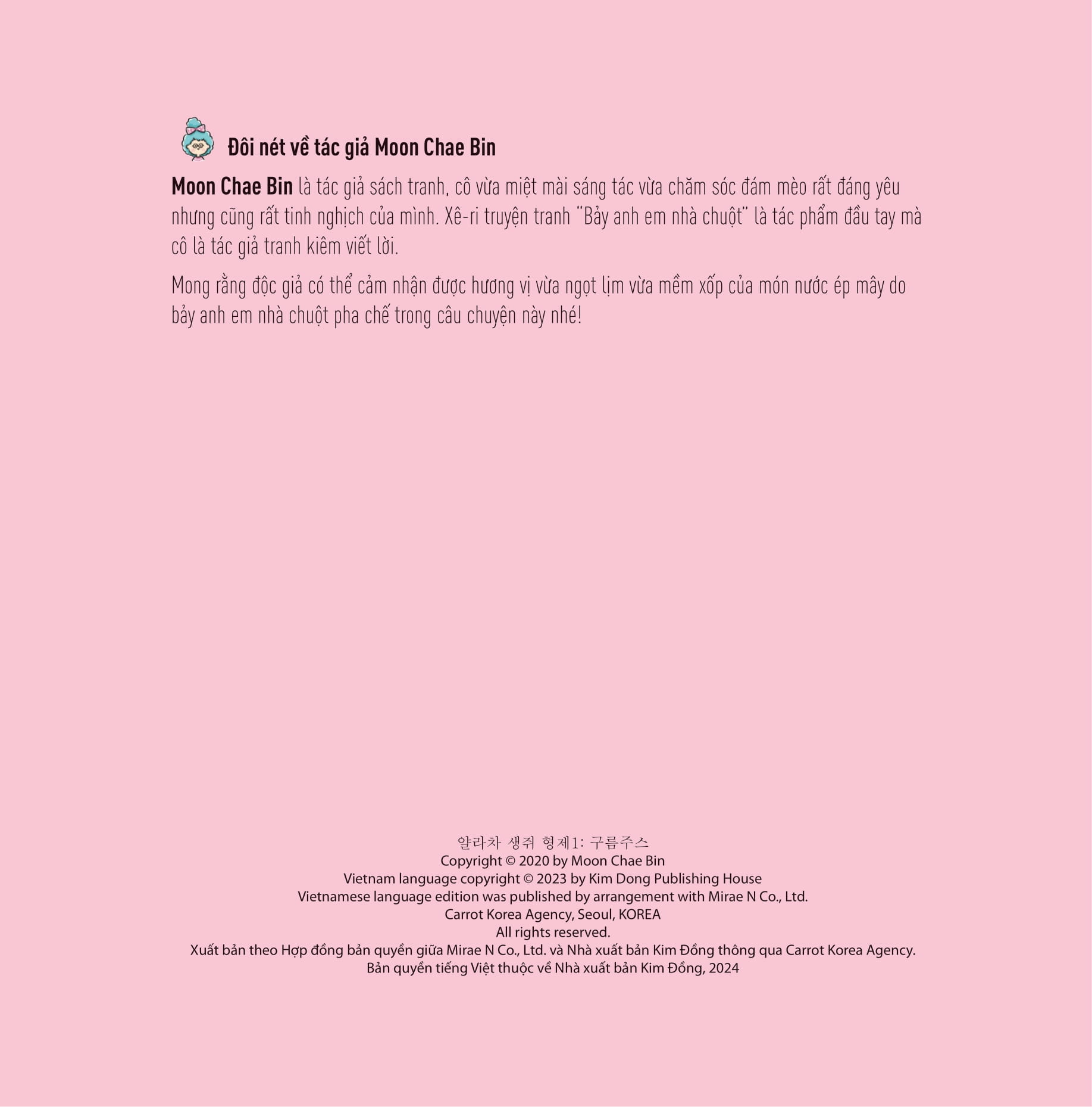 bảy anh em nhà chuột - trò chơi mùa xuân - nước ép mây