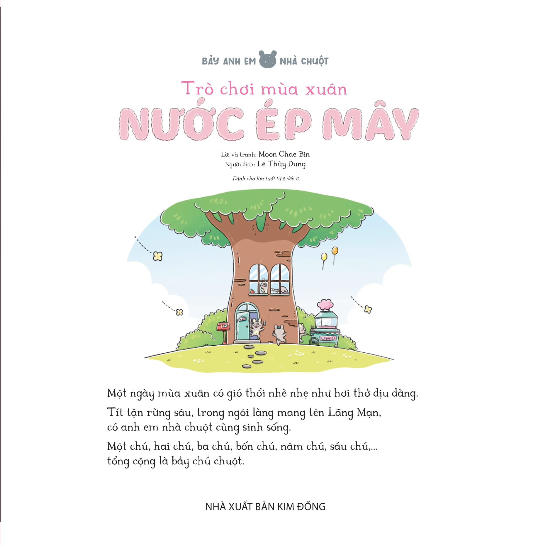 bảy anh em nhà chuột - trò chơi mùa xuân - nước ép mây