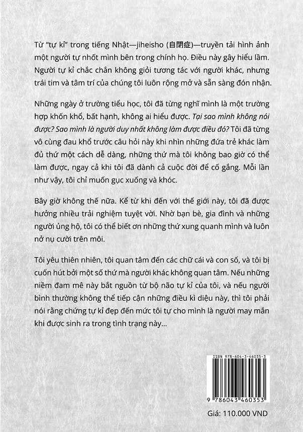 bảy lần vấp ngã tám lần đứng lên - sự thật bên trong tâm trí người tự kỉ - thế giới quan đầy màu sắc của chàng trai tự kỉ có tác phẩm được dịch ra hơn 30 thứ tiếng